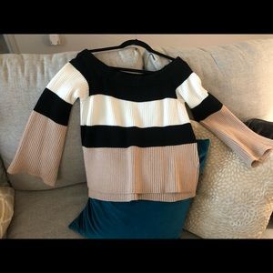 Color block sweater